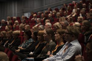 The crowd during presentations at GRC 2019